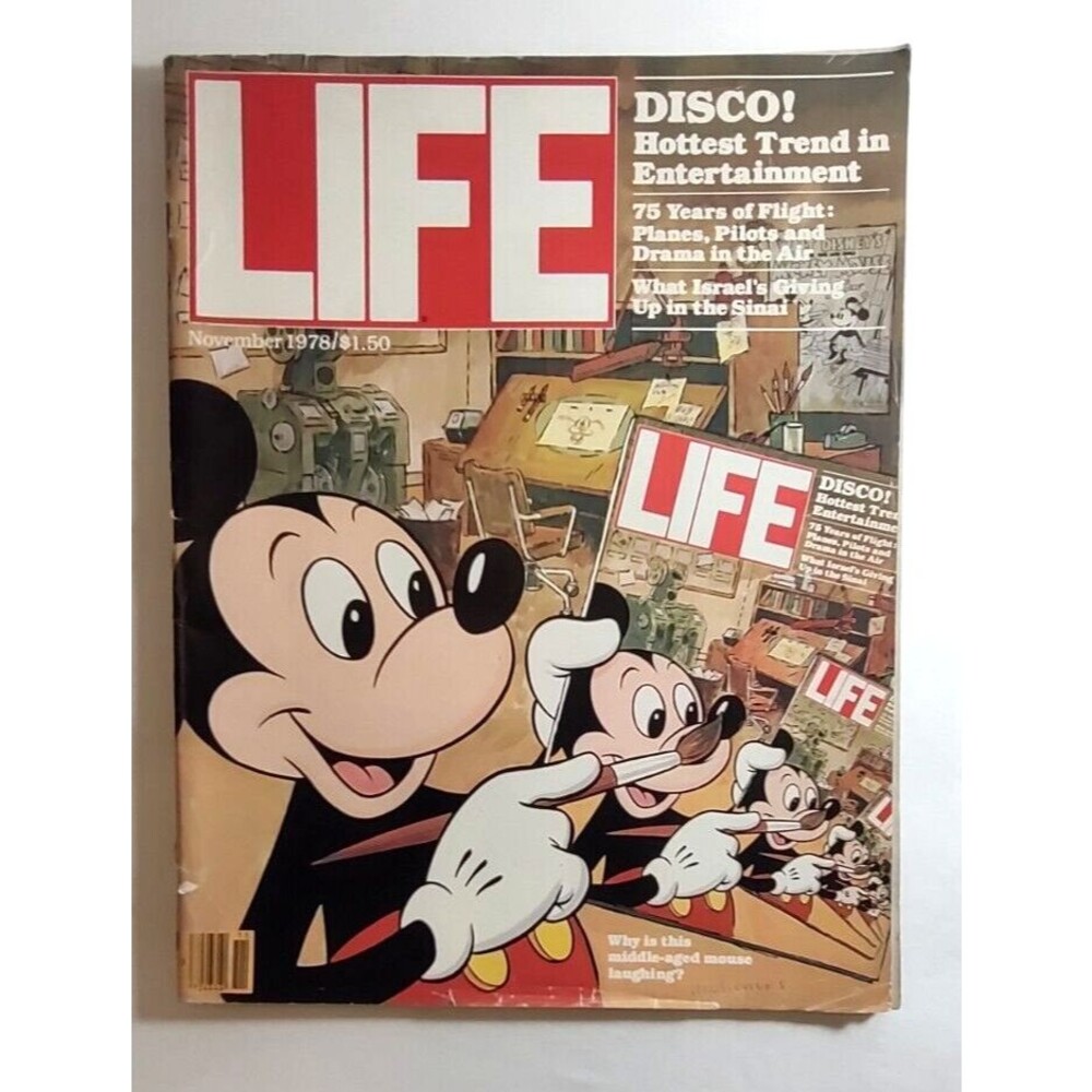 Life Magazine Nov 1978 Mickey Mouse Disco Music Pop Culture Cars Airplanes